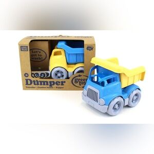 Green Toys Construction Truck, Dumper in Blue and Yellow - Play Vehicle